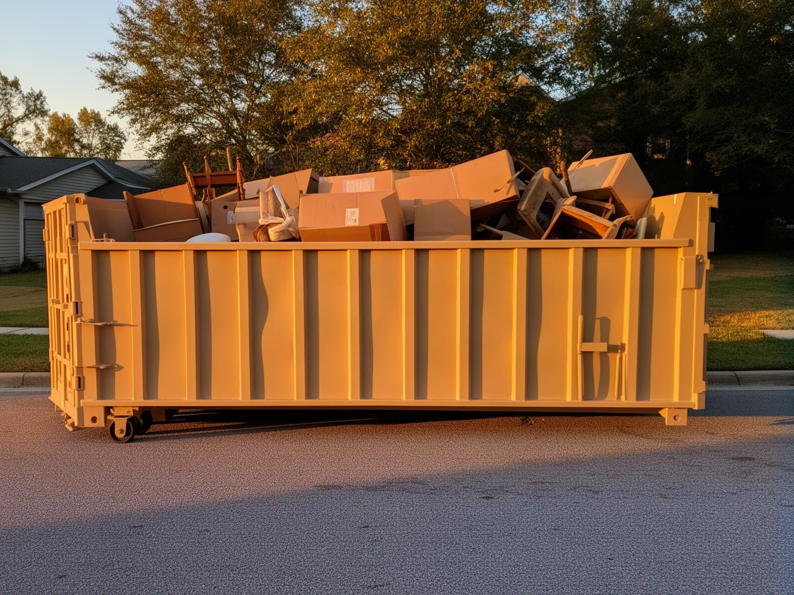 Roll-off dumpster from R & A Dumpster Rental in Jonesborough, TN